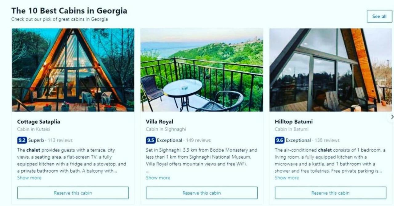 Cottage Sataplia Kutaisi Bagian luar foto